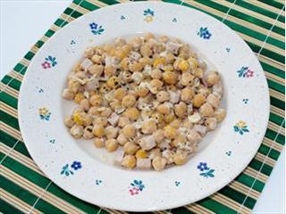 Garbanzos con Queso light